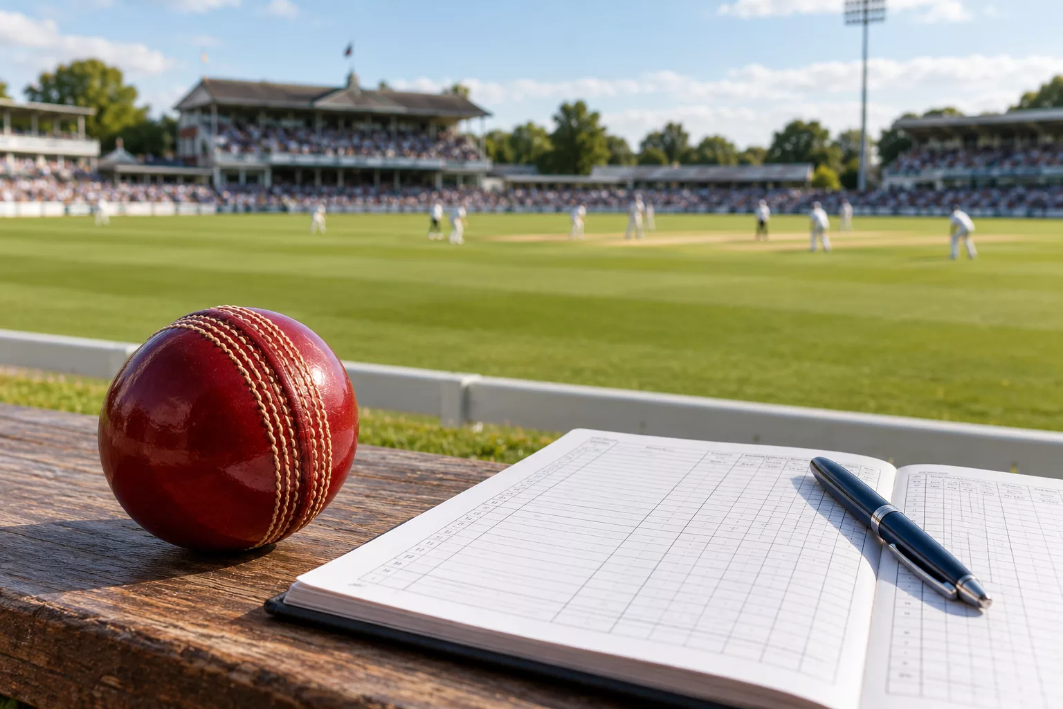 21bit editorial illustration: Cricket Formats and Scorecards