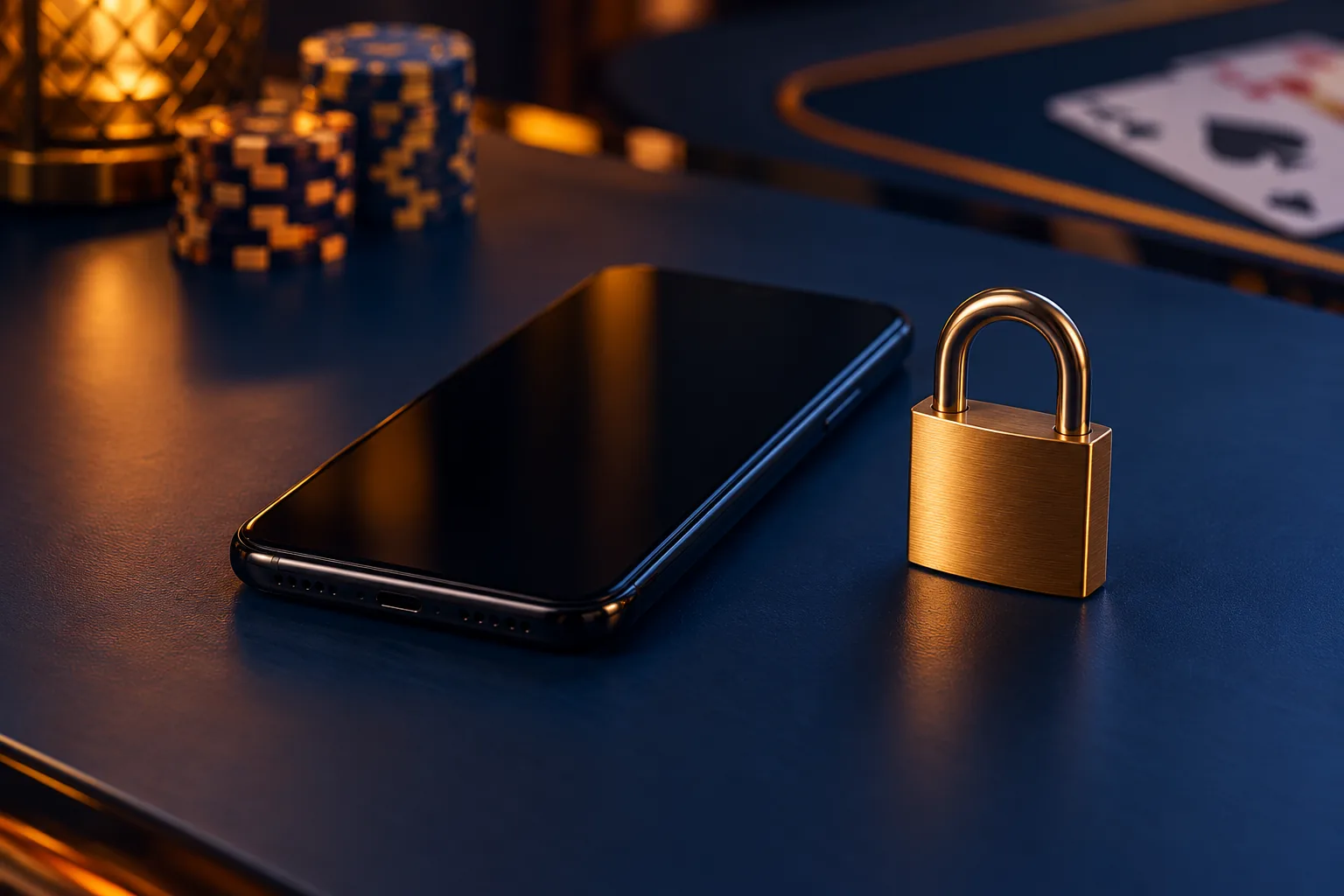 Phone and padlock for the 21bit registration guide